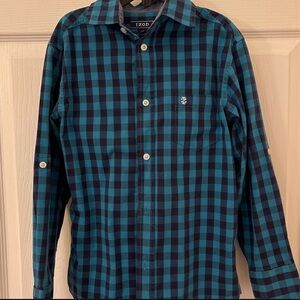Size 8 long sleeve boys button down shirt